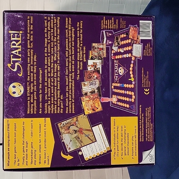 STARE! *Vintage* 1989 Party Board Game - Picture 3 of 6